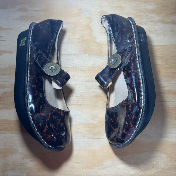 Alegria Animal Print Mary Jane Shoes Women’s Size 8 - Picture 3 of 8